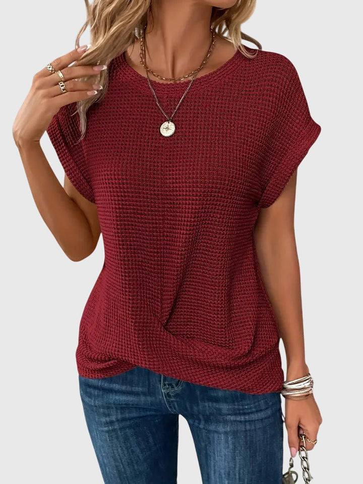 Isa | Crew Neck Blouse